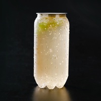 Bouteilles en plastique PET vides de 250 ml, 380 ml, 500 ml, transparentes, faciles à ouvrir, pour boissons gazeuses