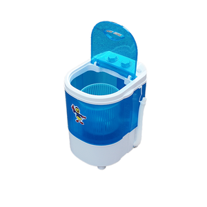 Mini lavadora semiautomática de carga superior, lavadora de zapatos de ropa con ruedas onduladas, lavadora eléctrica portátil en inglés para uso doméstico - Product Image 2