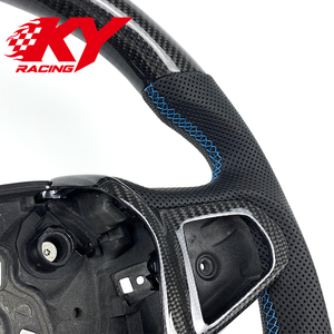 Volante de Fibra de Carbono Estilo Carreras Personalizado para BMW Serie 3/5 G20 G21 G28 G30 G31 G38 M4 M5 M8 X3M X4M X5M X6M F90 F40 F44 - Product Image 2