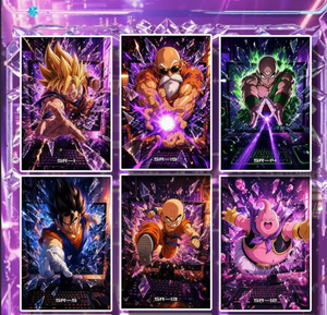 Cartes <span class=keywords><strong>de</strong></span> collection <span class=keywords><strong>Dragon</strong></span> <span class=keywords><strong>Ball</strong></span> <span class=keywords><strong>Z</strong></span> Anime Japonais – Belles cartes <span class=keywords><strong>de</strong></span> <span class=keywords><strong>jeu</strong></span> en papier coloré DBZ Goku Vegeta – Cadeau jouet pour enfants - Product Image 2