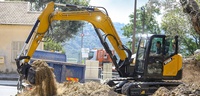 Mini-excavatrice SY80U de 8 tonnes, excavatrice compacte hydraulique sur chenilles en vente