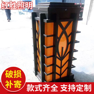 Lampes à pilier LED solaires en alliage d'aluminium pour l'éclairage extérieur du jardin, décoration de clôture, garantie de 5 ans - Product Image 4