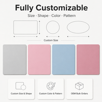 Tapis de bureau en silicone personnalisé, antidérapant, imperméable, résistant à la chaleur, protection de table pour la maison et le bureau