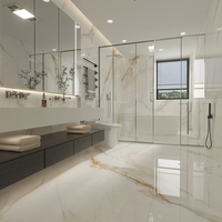 Dalles de pierre frittée en quartz artificiel poli à veines, grand format 800x2600x9mm, haute qualité, pour revêtement de sol