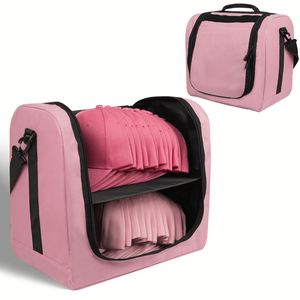 <b>Large</b> Hat Bag for <b>Baseball</b> <b>Caps</b>, <b>Baseball</b> Hat Carrier Case with Carrying Handle and Adjustable Shoulder Strap - Product Image 1