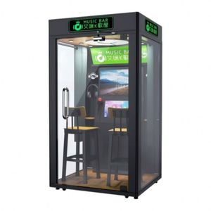 Cabina de Karaoke Insonorizada Mini, Cabina de Música KTV Comercial que Funciona con Monedas, Cabina de Canto de Autoservicio para Centros Comerciales - Product Image 6