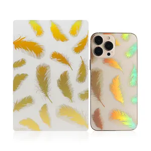 Lámina protectora <span class=keywords><strong>de</strong></span> pvc para teléfono móvil, teléfono móvil <span class=keywords><strong>de</strong></span> diseño <span class=keywords><strong>de</strong></span> fábrica pegatina trasera para, venta al por mayor - Product Image 1