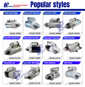 Bilusi tự động hệ thống điện bộ phận nhà sản xuất xe khởi động động cơ cho TOYOTA Nissan Honda Hyundai <span class=keywords><strong>Kia</strong></span> Mazda - Product Image 5