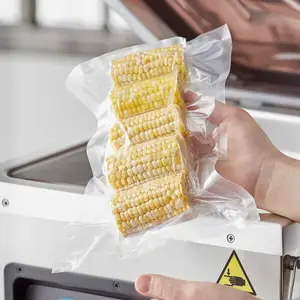 高品质定制的透明和压花可重复使用的真空加仑袋用于食品储存食品节省食品