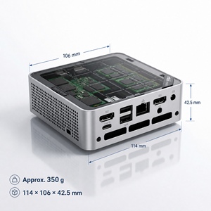Corenest <span class=keywords><strong>AMD</strong></span> <span class=keywords><strong>Ryzen</strong></span> <span class=keywords><strong>3</strong></span> <span class=keywords><strong>4300U</strong></span> มินิพีซี Quad Core Dual 4K HDMI คอมพิวเตอร์ตั้งโต๊ะขนาดเล็ก2.5G เครือข่ายสำนักงานเครื่องคอมพิวเตอร์ขนาดเล็กที่มีฝาปิดแม่เหล็ก - Product Image 2