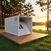 Conteneur Modulaire de 20 pieds pour Habitation, Bâtiment Robuste avec Isolation Thermique, Anti-sismique, Respirant, Idéal pour Bureau, Domicile ou Villa