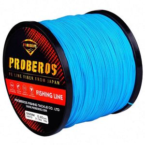 สายเบ็ดตกปลาแบบถัก PROBEROS 300M 8 เส้น PE  40LB-300LB 5 สี สำหรับใช้ในทะเลสาบ แม่น้ำ ลำธาร และมหาสมุทร - Product Image 4