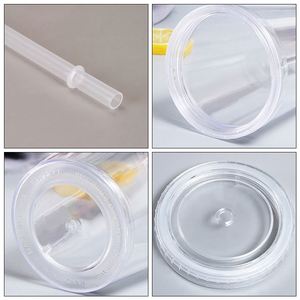 แก้วน้ำพลาสติกแบบพกพา ดีไซน์เรียบหรู ทันสมัย สำหรับฤดูร้อน - Product Image 6