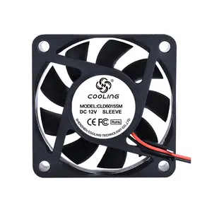 60mm 12V dc Brushless Cooling Fan PC Case 2 Pin Ventilation axial Flow Fan