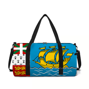 Borsa da Viaggio Sportiva Personalizzata con Bandiera di Saint Barthélemy, Borsa per Palestra e Fitness, <span class=keywords><strong>Borsone</strong></span> da Viaggio Economico all'Ingrosso - Product Image 3