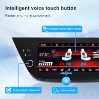Panel de Aire Acondicionado Digital para BMW Serie 2/3/4/5/6/X1/X3/X4/X5/M3/M4, Pantalla de Control de Climatización Digital con Calefacción/Refrigeración
