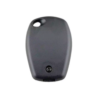 Pour couvercle de clé de voiture ABS incliné à 2 touches sans prise Embryo -307 VA2 pour Renault incliné