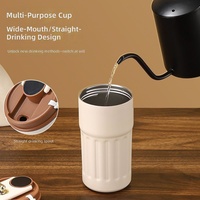 Gobelet isotherme de voyage, isolation thermique 12-24 heures, tasse sous vide en acier inoxydable 316, intelligent avec couvercle à affichage de la température