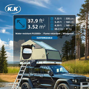 Kawagebo Kamp (KK) 7.2' X 5.3' Gonflable 3.5 ㎡   Tente de toit multifonctionnelle pour SUV en tissu extensible - Product Image 1