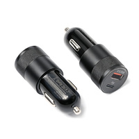 Chargeur de voiture HNT 48W à charge rapide PD 30W & QC 3.0 18W Double Port USB-A+TYPE-C pour iPhone 16 15 14 13 Pro Max