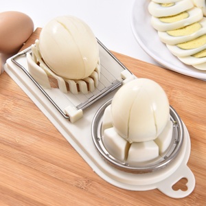 New 2 trong 1 đa chức năng trứng <span class=keywords><strong>Slicer</strong></span> thép không gỉ <span class=keywords><strong>Slicer</strong></span> luộc trứng tách Splitter Công cụ cắt phụ kiện nhà bếp - Product Image 2