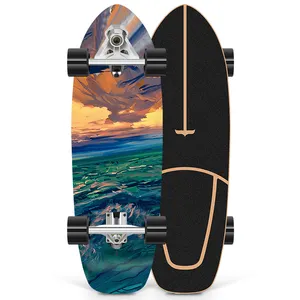 Productos al por mayor 30 pulgadas Surf Skate Cruiser Skateboard Maple Land Tabla de surf