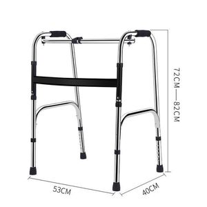 100 Million People Walking Aid 72-82cm Height Adjustable Anti Slip Four Legged <b>Walker</b> For <b>Elderly</b> Support - Product Image 1