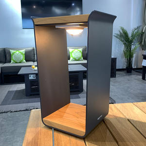 Lanternes solaires de plancher extérieur rechargeables imperméables blanches d'IP65 pour des cadeaux d'affaires de patio de <span class=keywords><strong>jardin</strong></span> - Product Image 1