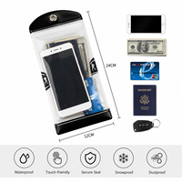 Sac de téléphone transparent, étanche, pochette universelle pour téléphones, étui étanche pour la natation estivale sous l'eau, pour iPhone, Samsung, Xiaomi