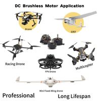 Moteur Brushless 4214 380KV pour Avion Multirotor RC 13 pouces FPV Longue Portée Pièces DIY UAV