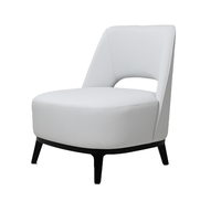 Fauteuil de réception d'hôtel contemporain, fauteuil d'appoint individuel pour salon d'affaires