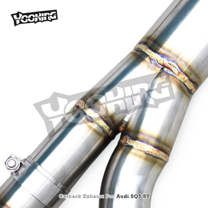 <span class=keywords><strong>Escape</strong></span> YK Catback para <span class=keywords><strong>Audi</strong></span> <span class=keywords><strong>SQ5</strong></span> 8Y 3,0 T 2018 + sistema de <span class=keywords><strong>escape</strong></span> de válvula Original de coche deportivo recto de acero inoxidable - Product Image 3
