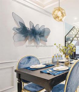 Fleur 3D <span class=keywords><strong>en</strong></span> fer <span class=keywords><strong>bleu</strong></span> <span class=keywords><strong>doré</strong></span> Art industriel <span class=keywords><strong>en</strong></span> fer Décoration <span class=keywords><strong>murale</strong></span> Art mural Décoration intérieure Décoration <span class=keywords><strong>murale</strong></span> <span class=keywords><strong>en</strong></span> <span class=keywords><strong>métal</strong></span> <span class=keywords><strong>doré</strong></span> - Product Image 4