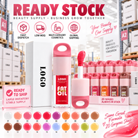 RTS 3,5ml Fruit Lip Oil Plumping High Shine Hydraterende Sleutelhanger Design Lage MOQ 1st Groothandel Aangepast Logo