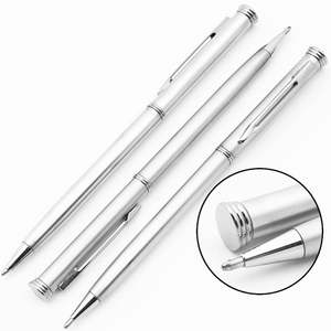 Bolígrafo de Metal Personalizado con Logotipo, Bolígrafo Delgado con Grabado Láser - Product Image 1