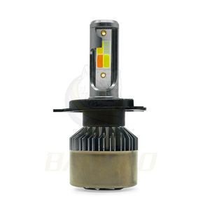 Phare LED pour voiture et moto, ampoule LED 9-42V 36W, blanc, jaune, bleu, rose, quatre couleurs clignotantes, super lumineux, faisceau haut/bas - Product Image 1