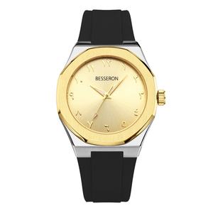 Reloj de Cuarzo Analógico de Diseño para Hombre, Correa de Goma Roja, Estilo Árabe, Clásico, Simple, Deportivo, Resistente al Agua, Reloj de Moda - Product Image 4