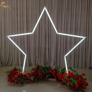 NIKA Luminous LED Tunnel Party Hintergrund Sternform Leuchten Hochzeits feier Events Bühnen dekoration Gang Bogen Tür Tunnel - Product Image 5