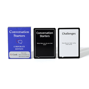 Cartes à jouer personnalisées Xinzhiguang 57x87mm, cartes imprimées DIY pour jeux d'échecs et de cartes, équipement de divertissement - Product Image 2