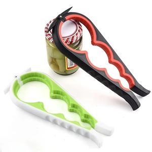 Ouvre-boîte multifonctionnel 4-en-1 antidérapant, décapsuleur, ouvre-bouteille de boisson, ouvre-boîte portable, outils de cuisine essentiels pour la maison - Product Image 3