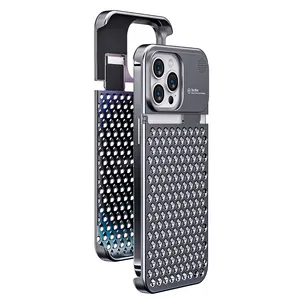 Amazon verkauft Metall Telefon hülle Duft Aluminium legierung Mode Stoß feste Telefon abdeckung für iPhone 15 14 Pro Max Plus