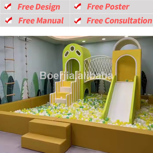 Equipo de Juegos Interior para Niños con Formas Únicas, Toboganes Suaves Personalizados y Paneles Artísticos para Parques Infantiles de Diseño - Product Image 2