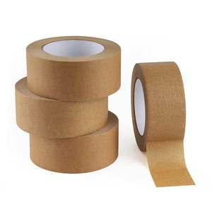 Màu nâu có thể ghi Crepe sơn masking <span class=keywords><strong>tape</strong></span> giấy đóng gói mạnh mẽ dính miễn phí dư lượng sinh thái thân thiện phân hủy sinh học cho gói - Product Image 1