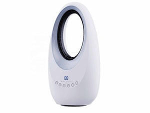 Wholesale Factory <strong>Price</strong> 18 Inch Bladeless <strong>Fan</strong> with 7-Color LED Light 3 Speeds 7.5H Timer 2.3M Long Power Cord Type C Europlug - Product Image 1