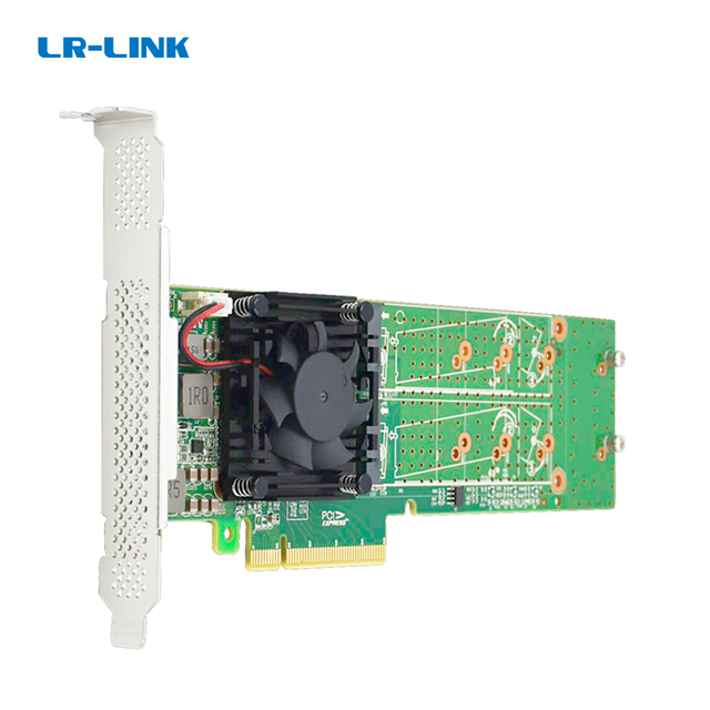PCIe 3.0 X8 to 2 Port M.2 NVMe Switch Adapter