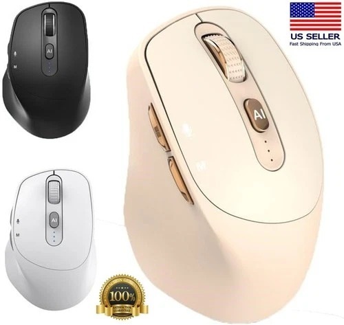 High Performance Dual-Mode Portable Mini Wireless Mouse Right-handed Office Business Mouse for Laptop Desktop