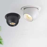 Fabricant de projecteurs LED encastrés, spot de plafond COB moderne réglable, orientable, à intensité variable, OEM, pour intérieur