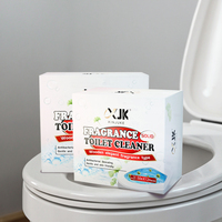 Vente en gros de comprimés nettoyants pour drain de toilette parfumés au citron et à l'orange, 50 g, 5%-15% d'ingrédients actifs pour une élimination efficace des taches