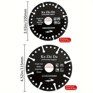 Ke Zhi De Metal Cutting Disc 100X20X5MM 115X22X5MM For Angle Iron Rebar Steel Pipe - Product Image 3
