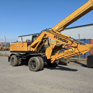 Excavatrice sur pneus Hyundai R150W d'occasion, Corée du Sud, Doosan Daewoo 150w 150, à vendre - Product Image 1